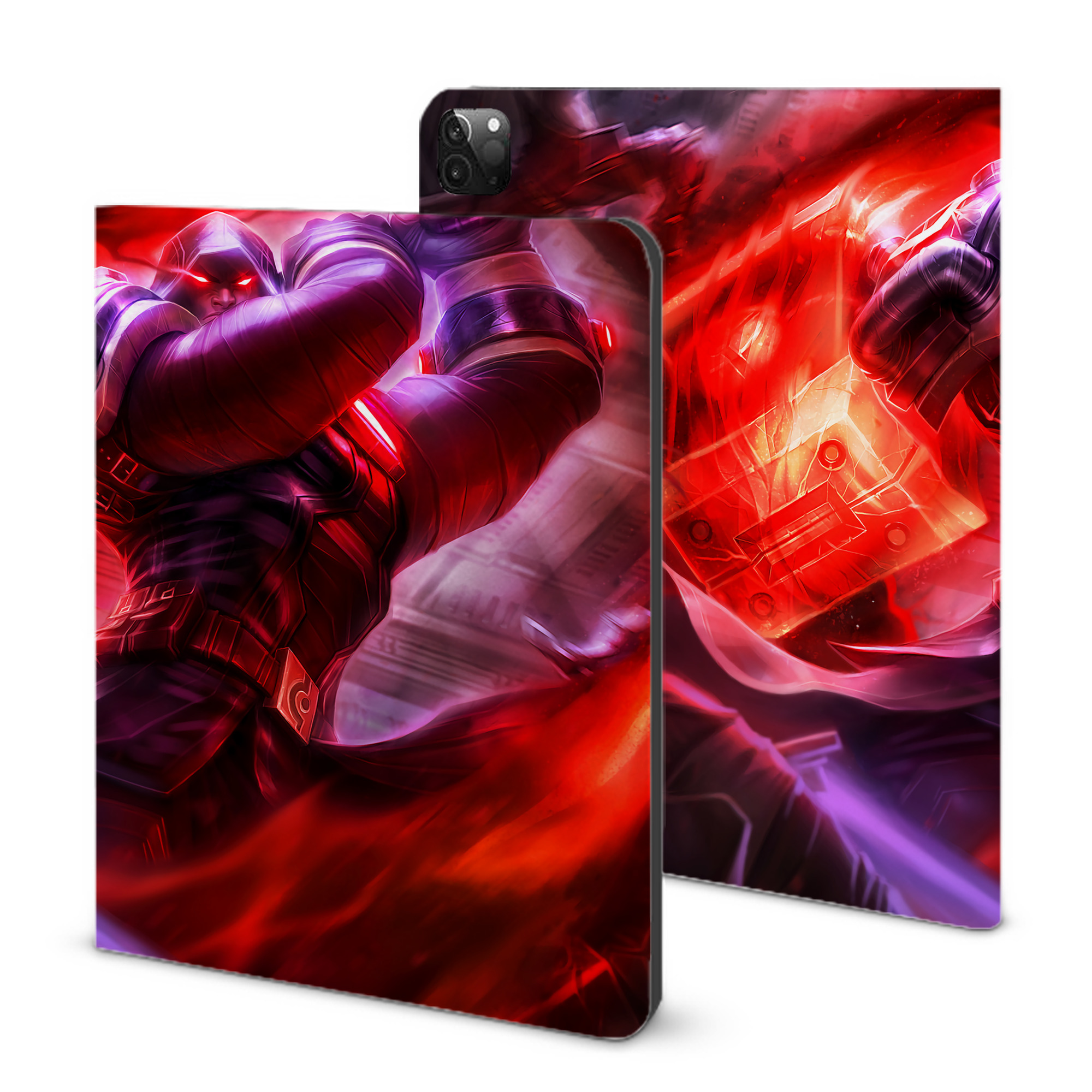 （画像用） リーグ・オブ・レジェンド League of Legends LOL IPadケース ペンホルダー付き ブックスタイルデザイン